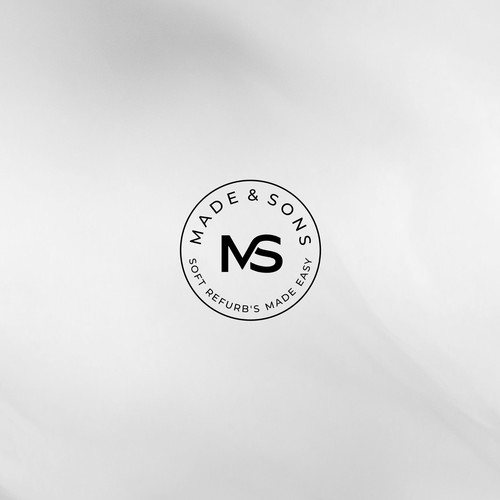 Luxury Meets Ease: Logo & Card Design for Made & Sons Design by knight brands™