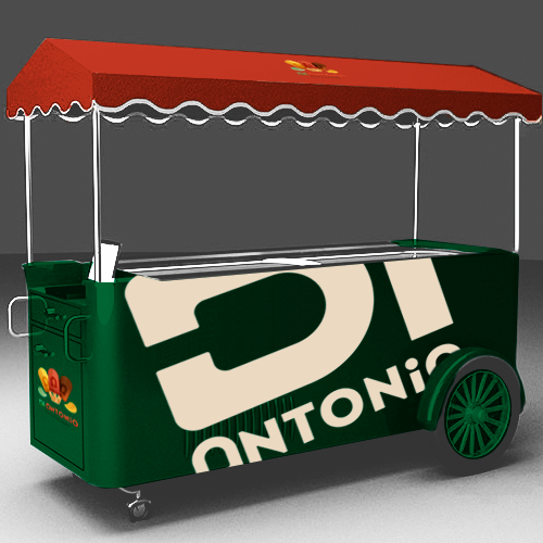 I need a design to customize ice cream cars with logo Di Antonio Gourmet Design by Bruno Nascimento