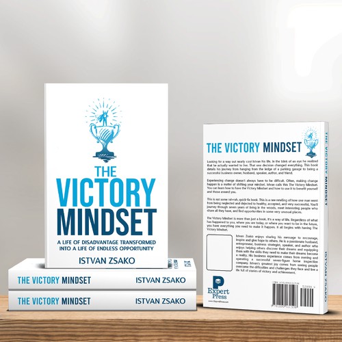 Design a powerful "Victory Mindset" book cover [no boring designers allowed!] Design by T.Primada