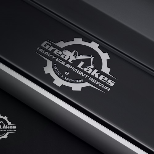Creative design for heavy equipment repair in the state of Michigan Design by spArt31™