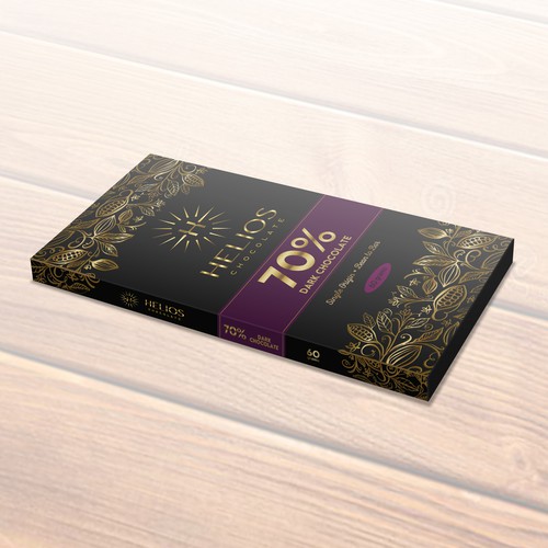 Design di Design chocolate bar packaging for a Premium bean to bar Chocolate business di RMCAD