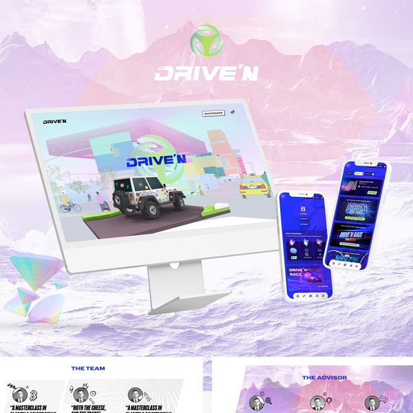 DRIVE'N Coin App & Web Design