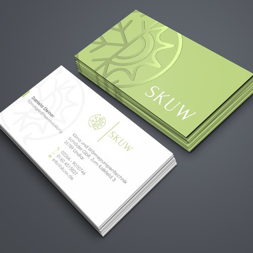 Tarjeta de presentación propuesta en el concurso por Xclusive16