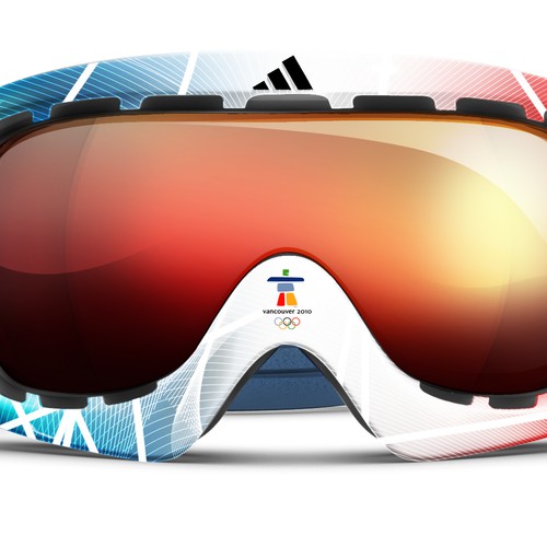 Design adidas goggles for Winter Olympics Ontwerp door BenoitB