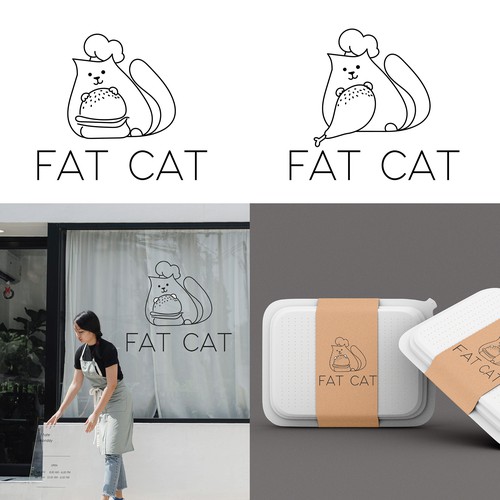 Fat Cat Design by Irina Ra