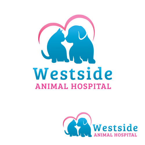 Design Dog and Cat Animal Hospital- Caring Logo Design por Bossall691