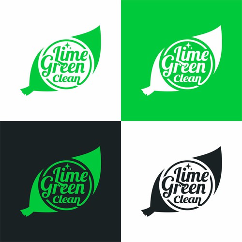 Lime Green Clean Logo and Branding Design by Jazie