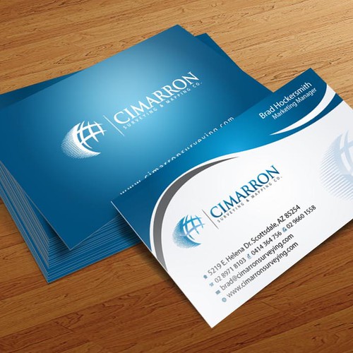 stationery for Cimarron Surveying & Mapping Co., Inc. Diseño de Umair Baloch
