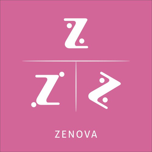 Zenova Logo: Revolutionary suite of health and wellness mobile apps Design by #JD™