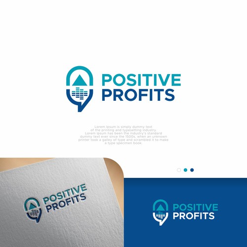 Positive Profits Logo Design by VStudio®