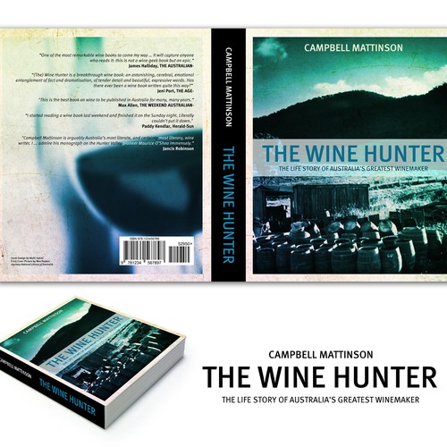 Book Cover -- The Wine Hunter Design by BJ.NG