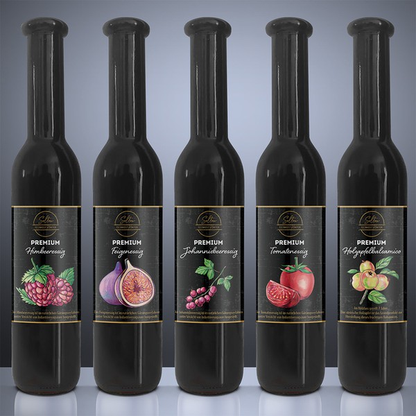 5 ARTISAN VINEGAR LABELS