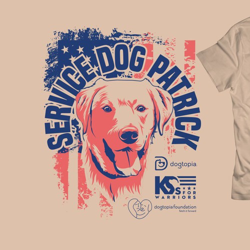 Designs Veteran Service Dog TShirt Tshirt contest