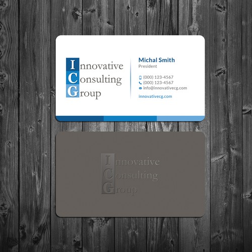 Design di ICG Business Cards di Roni_