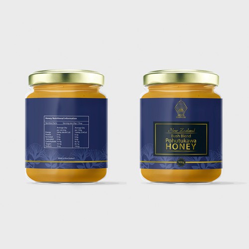 Honey Label Design Design by AdryQ