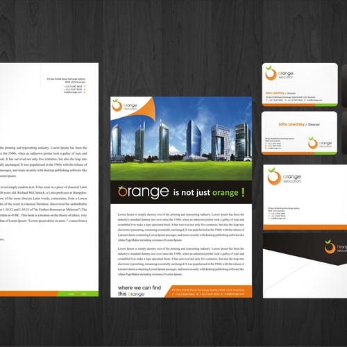 Design di Help Orange Relocations with its first identity di Spectr