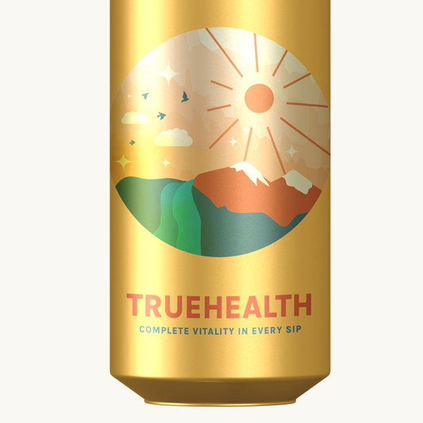 Truehealth — Logo Design for a Nutritional Supplement Drink