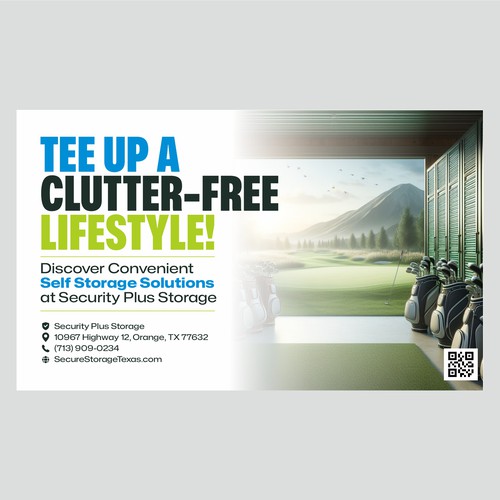 Eye-catching Illustration for Self Storage Ad in Golf Scorecard Design by Faisal Zulmi™