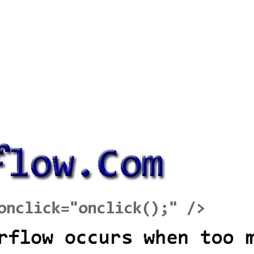 logo for stackoverflow.com Design von Arron