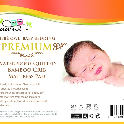 Highend baby bedding packaging insert challenge Other packaging or