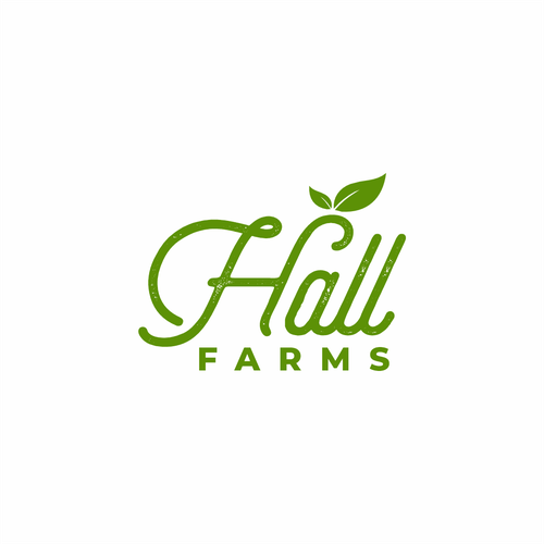 Hall Farms Logo Design by Dianasari ™