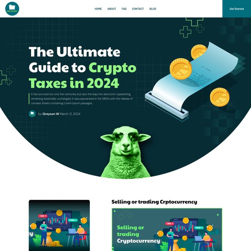 Web page design contest entry by MercClass