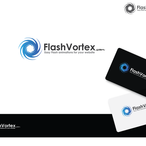 FlashVortex.com logo Diseño de 47