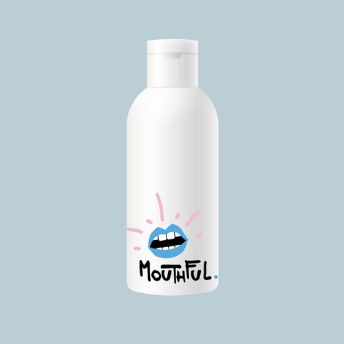 Strong, spunky yet clean logo for mouthful Design by Replika_