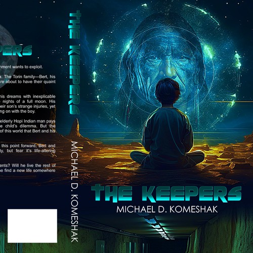 Design a mystical-themed book cover for a story about an astral traveling boy. Design by SusansArt