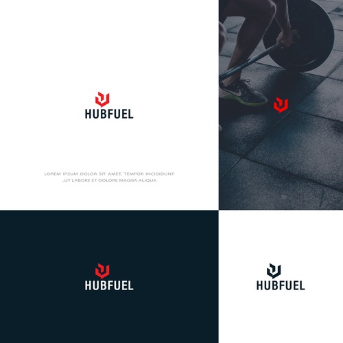 HubFuel for all things nutritional fitness Ontwerp door YaBe