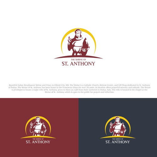 Create engaging new logo for the Catholic Shrine of St. Anthony Design by PinkPanda12