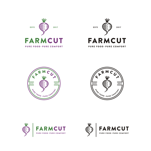 Design a logo for a new healthy comfort foods company, FarmCut | Logo ...