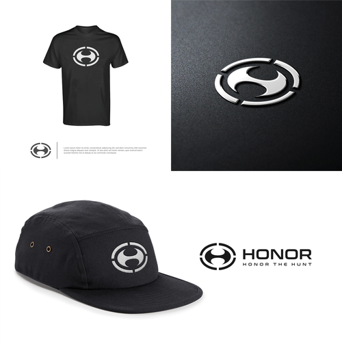 blue09さんのDesign a masculine logo for HONOR HUNTING.comデザイン