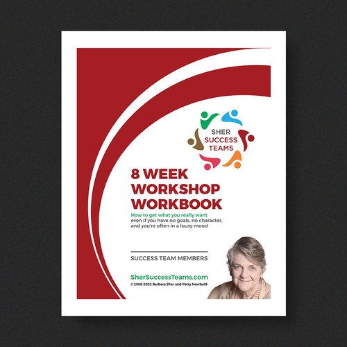 Workbook front cover for adults with big dreams - make me smile Design by Xnine