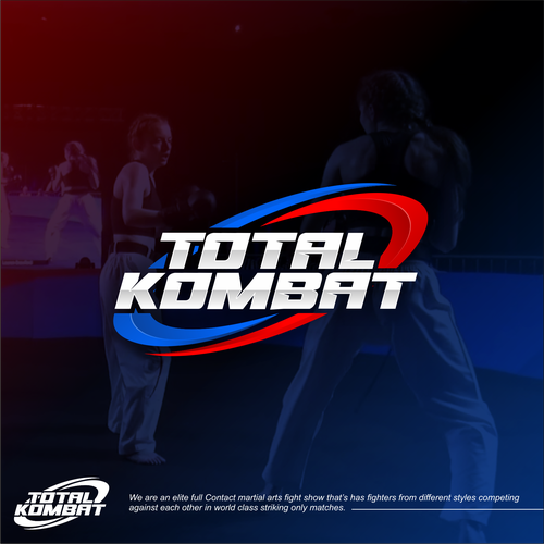 Martial arts fight show logo Design by Grappler