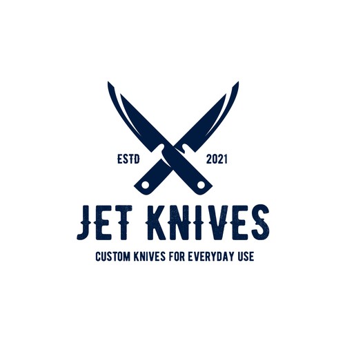 Custom knife making company needs logo for launch. Design by M.A.R.S DESIGN