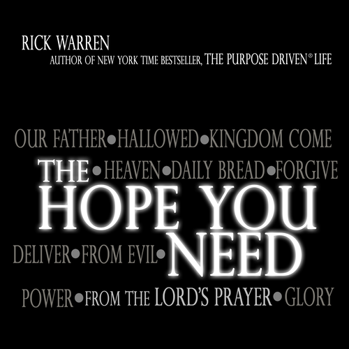 Design Rick Warren's New Book Cover Design réalisé par kimmerharvest