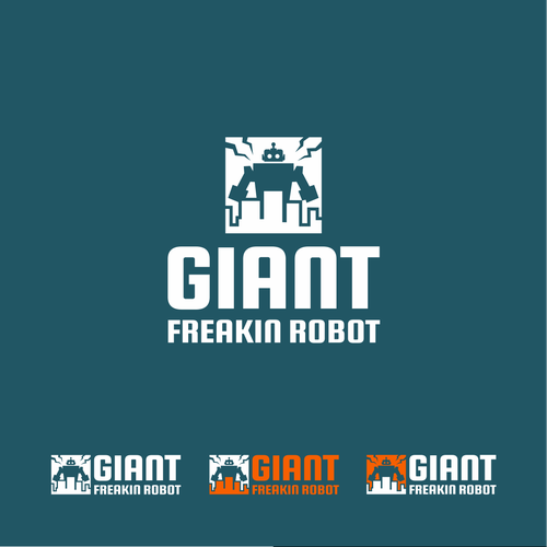 Minimalist, Classy Giant Robot Logo Wanted Diseño de BrandingDesigner