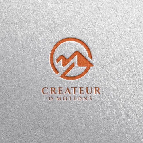 "logo identitaire sur la création d'émotions en activité de pleine nature, montagne randonnée ski, susciter le désir d'év" winning Logo design by Semot Abang
