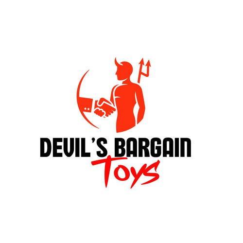 Quirky Retro action figure company logo Design by Graphic_Bro