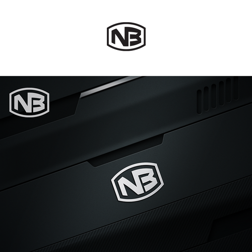 Name Initials - NB - Racing Driver Design by freelancer242