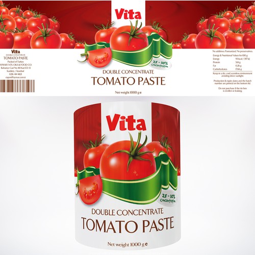 product packaging for Tomato Paste Design Product packaging contest