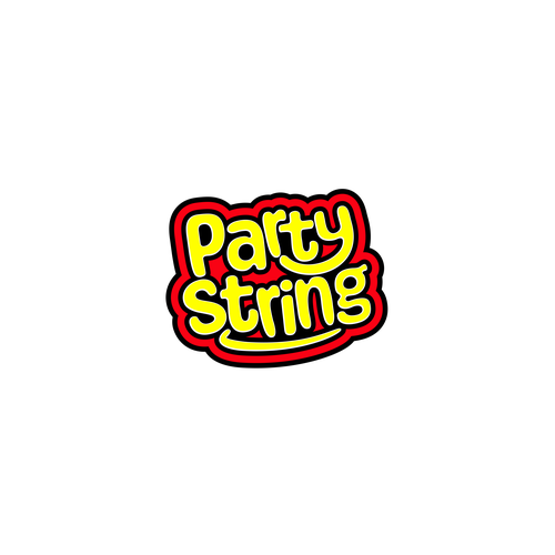 SILLY STRING LOGO + BACKGROUND Design by Awwab