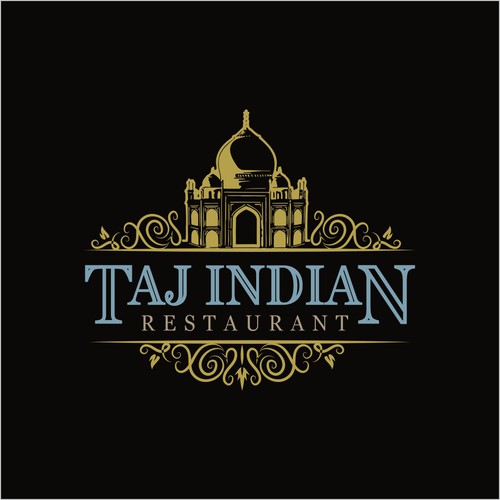 Taj indian restaurant logo design Diseño de Nikitin
