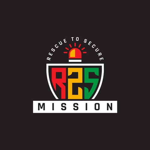 R2S Mission design logo (Rescue to Secure Mission) Design by HOD Experts ™