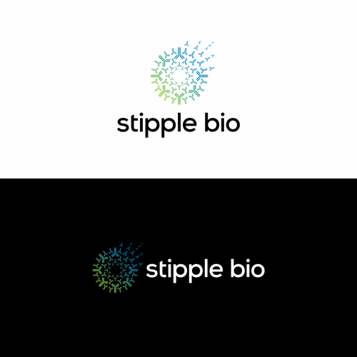 Design a logo for a biotech that uses "molecular stippling" to map out cancer's vulnerabilities Design by Nurseart13