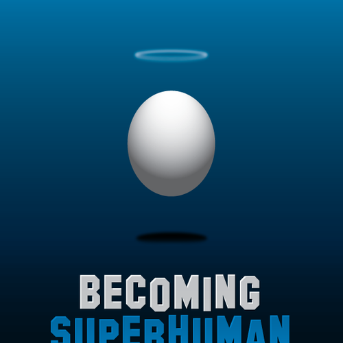 "Becoming Superhuman" Book Cover Design by zpatrik