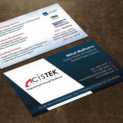 Best Corporate Business Card Design for Proof Operator – GraphicsFamily