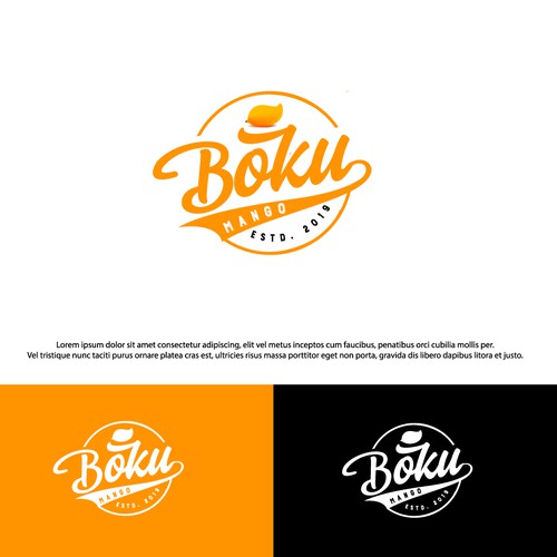 Design a fresh logo for a exciting new dessert concept. Diseño de Agenciagraf