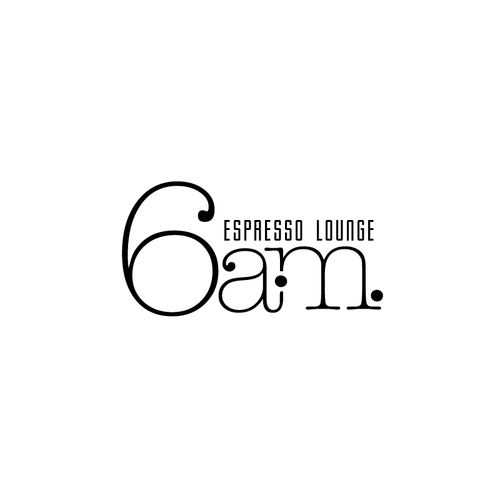 Design an enticing logo for 6 A.M. Espresso Lounge Design by inok june